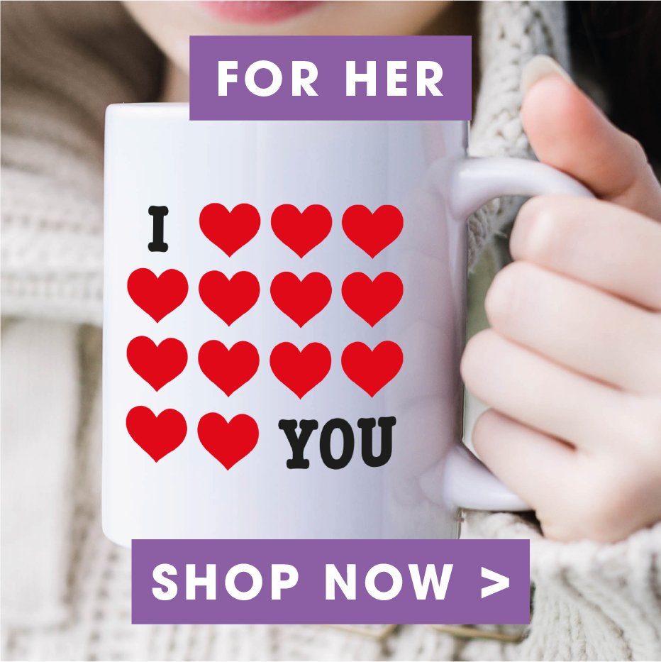 Personalised and Customised Gifts for Her from YouPersonalise.