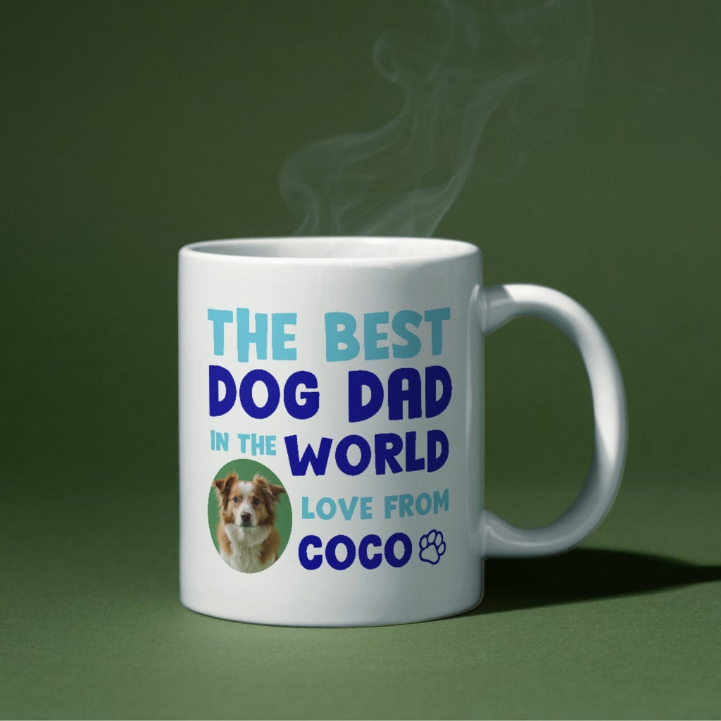 Custom World's Best Dog Dad Mug – Personalise with Photo & Name - YouPersonalise