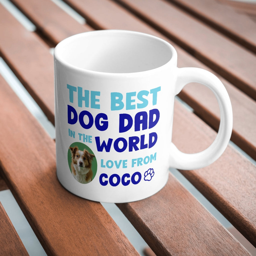 Custom World's Best Dog Dad Mug – Personalise with Photo & Name - YouPersonalise