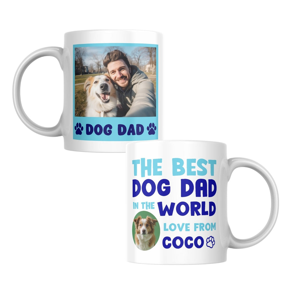 Custom World's Best Dog Dad Mug – Personalise with Photo & Name - YouPersonalise