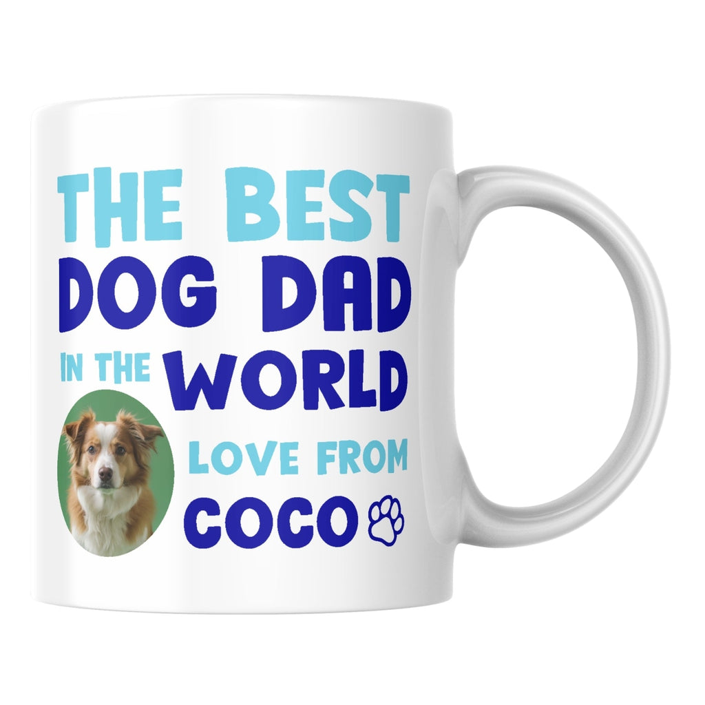 Custom World's Best Dog Dad Mug – Personalise with Photo & Name - YouPersonalise