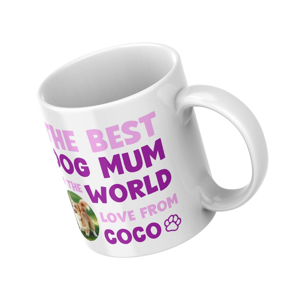 Custom World's Best Dog Mum Mug – Personalise with Photo & Name - YouPersonalise