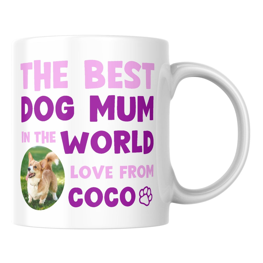 Custom World's Best Dog Mum Mug – Personalise with Photo & Name - YouPersonalise