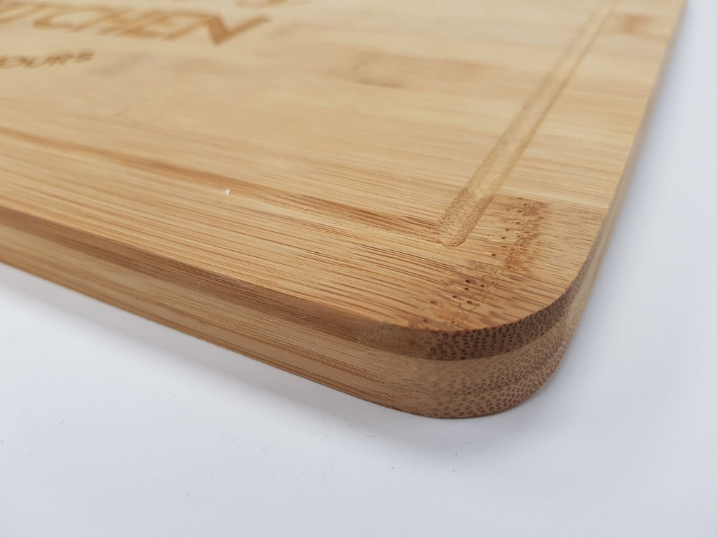 Laser Engraved Bamboo Chopping Board | Cheese Board | Cutting Board with The Wording Grandad's Kitchen Open 24 Hours - YouPersonalise