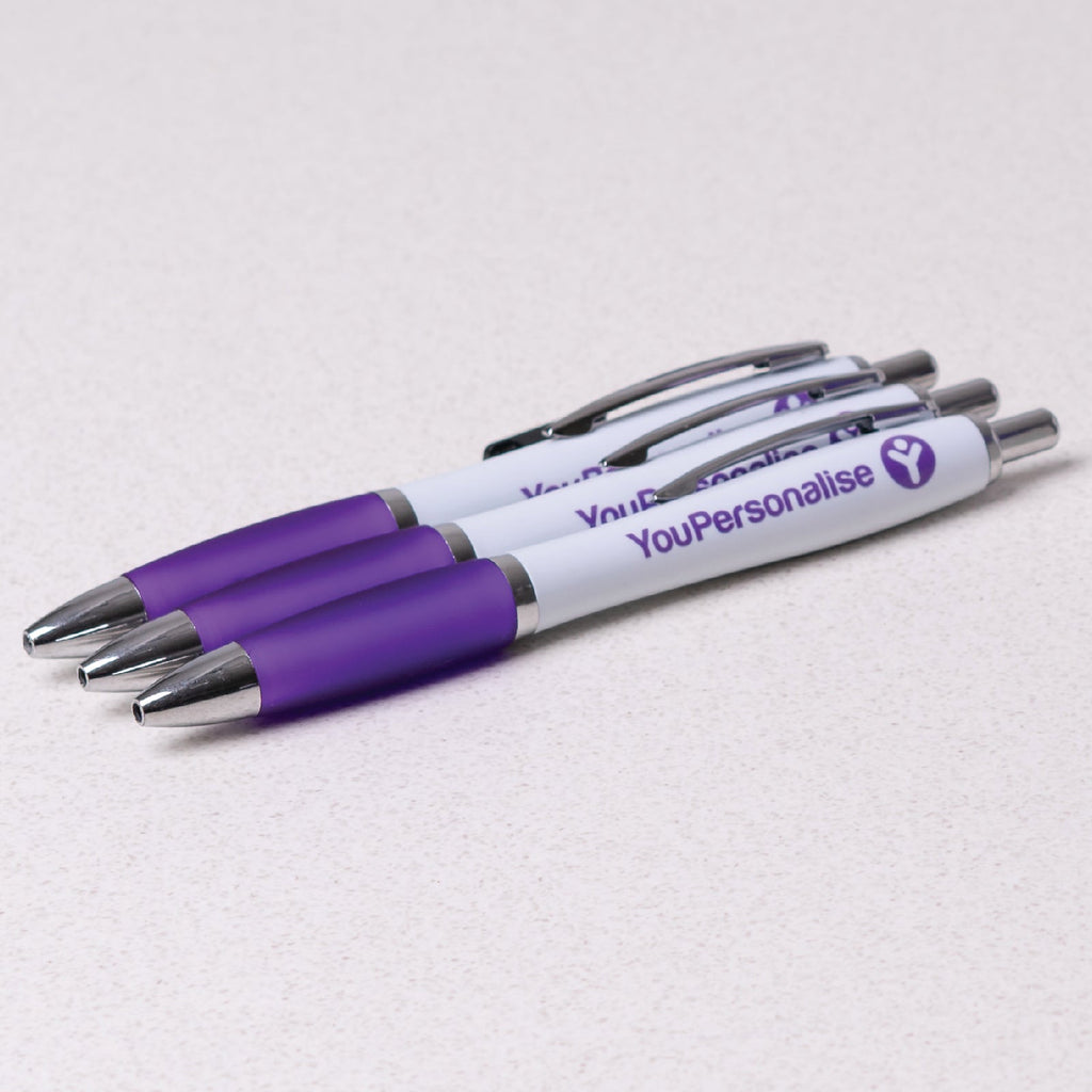 Personalised Digital Contour Promotional Pens - Blue - YouPersonalise