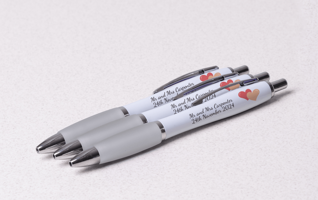 Personalised Digital Contour Promotional Pens - Clear - YouPersonalise