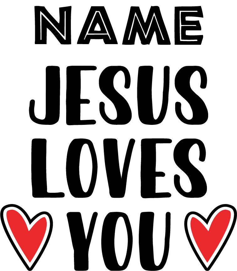 Personalised Mug Jesus Loves You - Jesus Name Mug, add a Name for this Novelty 11oz Mug - YouPersonalise