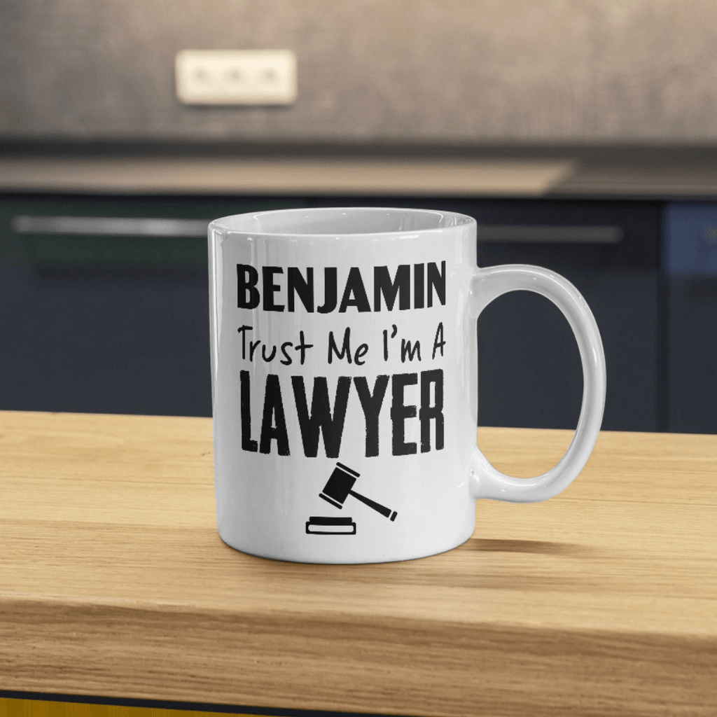 Personalised Mug Trust Me I'm A Lawyer - Customised Name for a Lawyer! - YouPersonalise