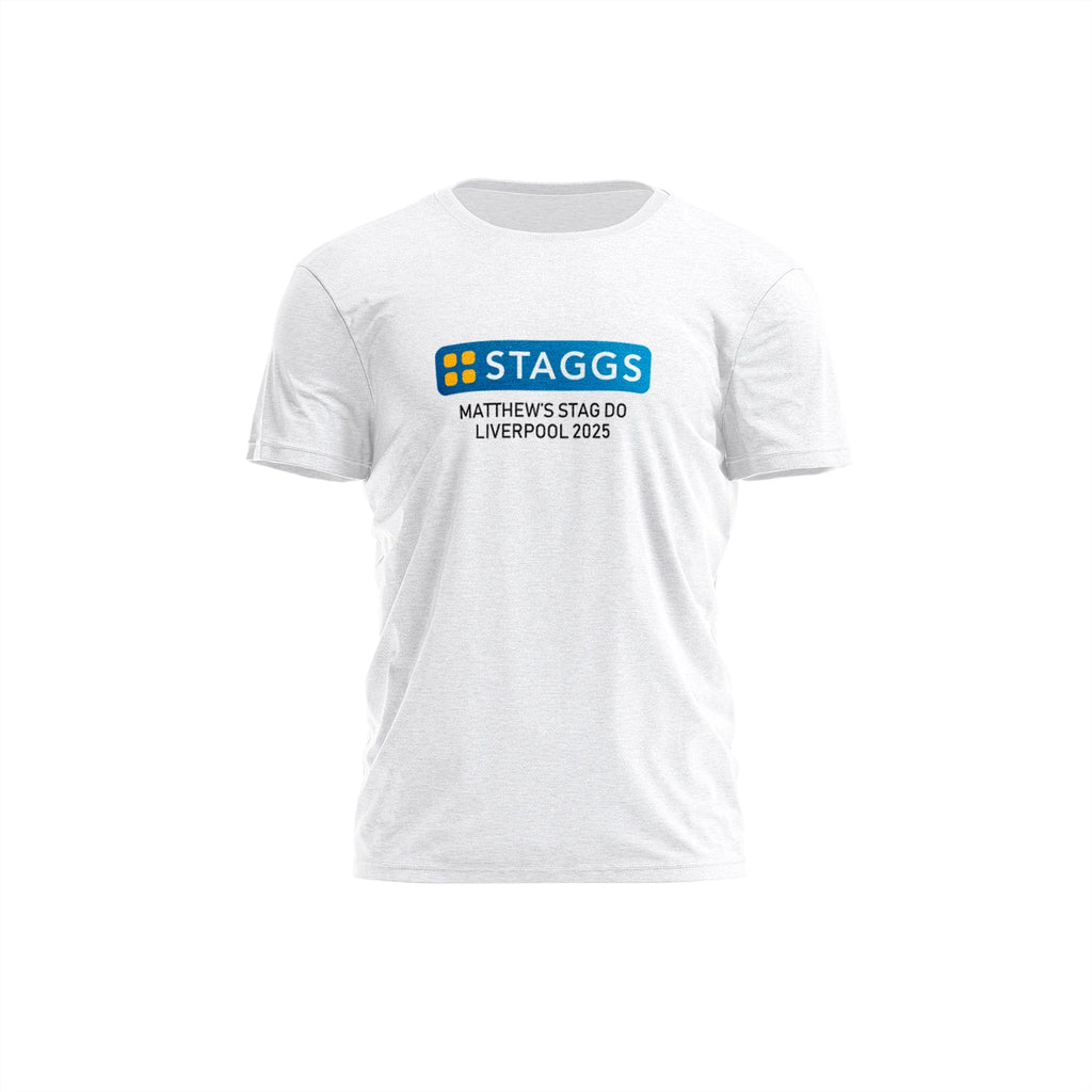 'STAGGS' Stag Do T-Shirt - YouPersonalise