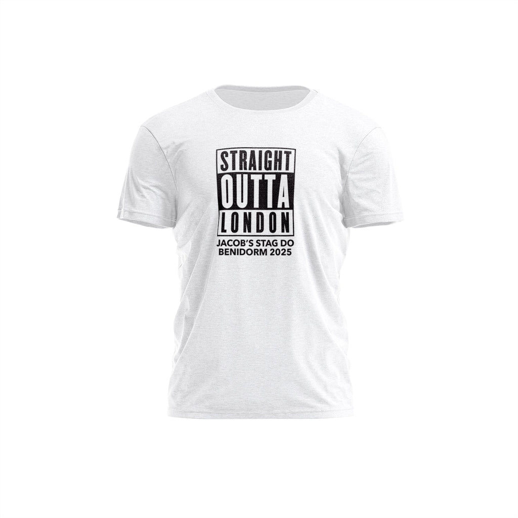 Straight Outta Stag Do T-Shirt - YouPersonalise