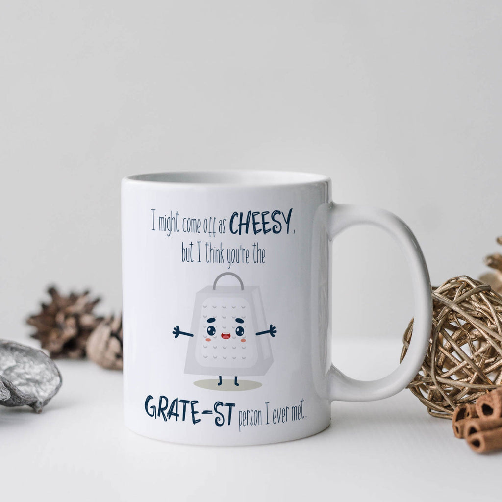 Cheesy Gratest White Mug - YouPersonalise