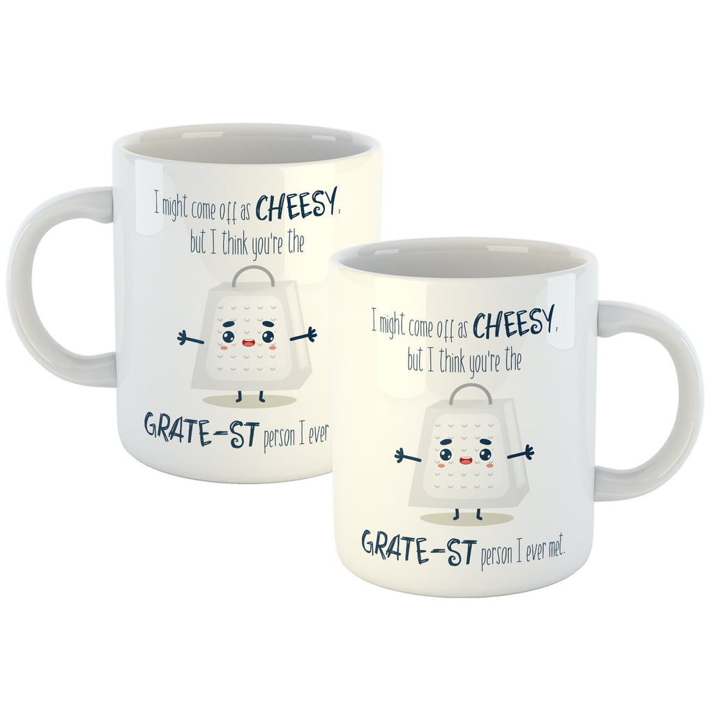 Cheesy Gratest White Mug - YouPersonalise