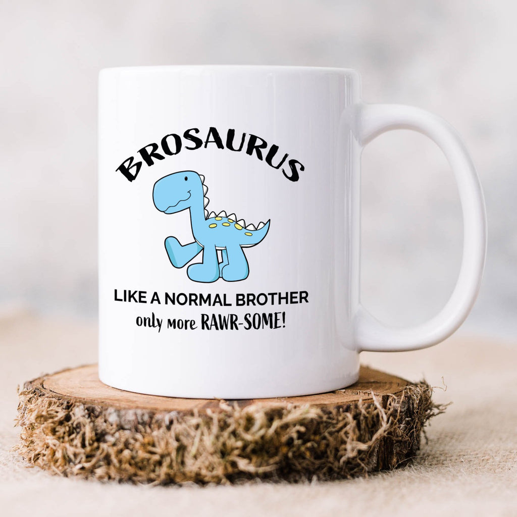 Dino Osaurus White Mug - YouPersonalise