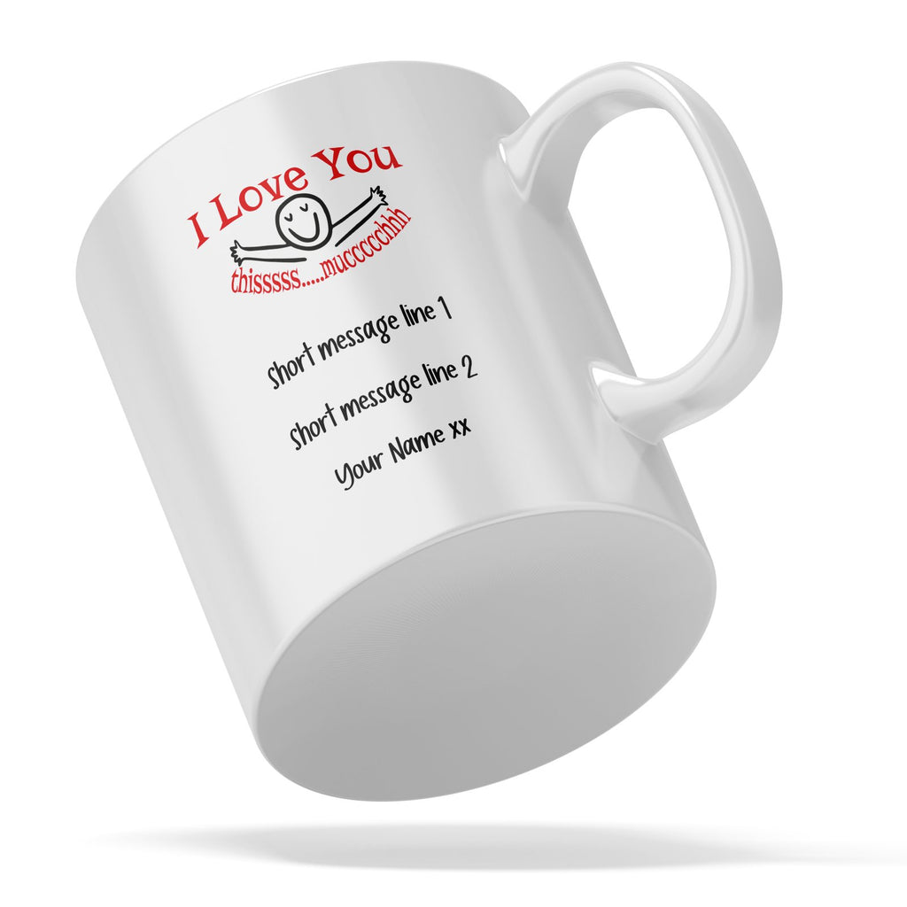 Love You This Much Personalised Mug - YouPersonalise