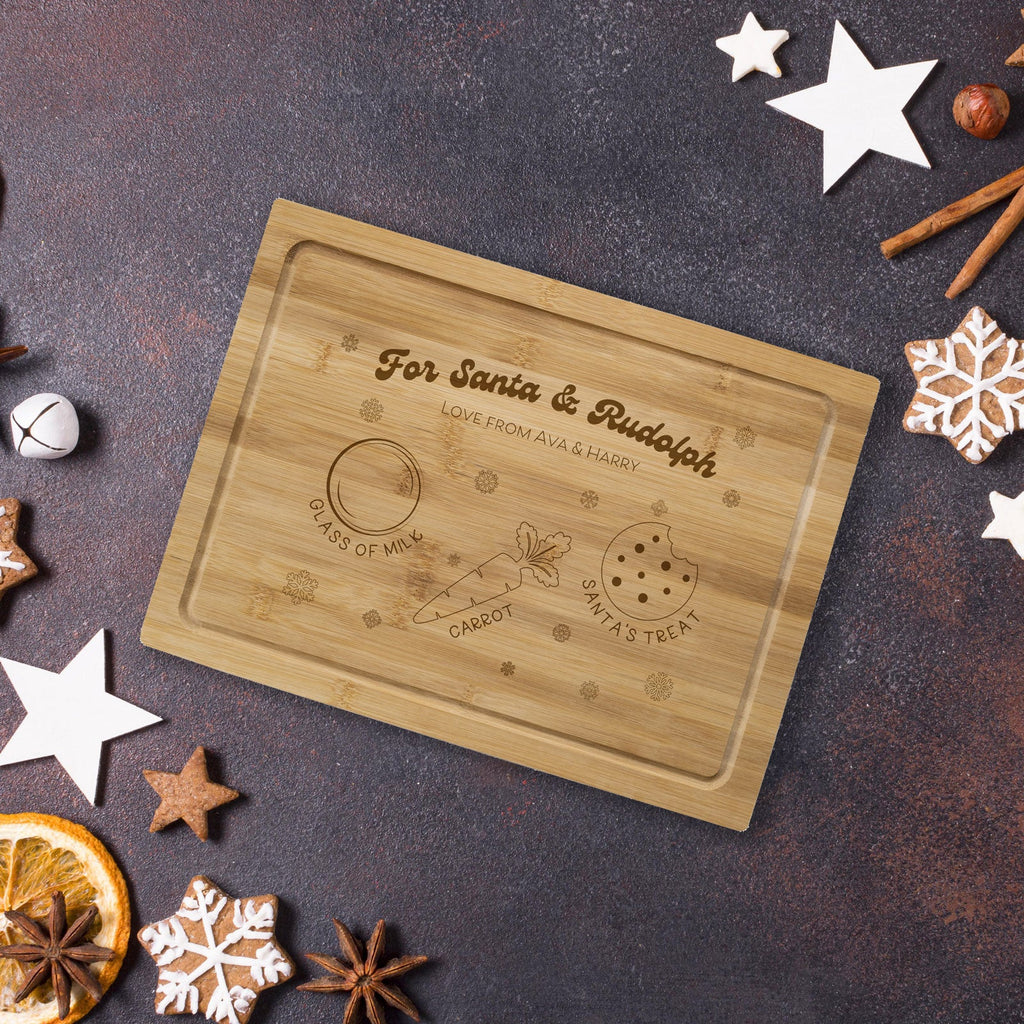 Personalised Christmas Eve Chopping Board - YouPersonalise