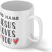 Personalised Mug Jesus Loves You - Add Your Special One's Name (11oz) - Custom Gift for Birthdays, Christmas, Special Occasions - YouPersonalise