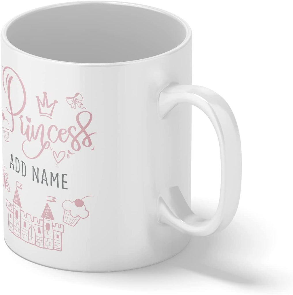 Personalised Mug Princess - Add Your Special One's Name (11oz) - Custom Gift for Birthdays, Christmas, Special Occasions, Secret Santa - YouPersonalise