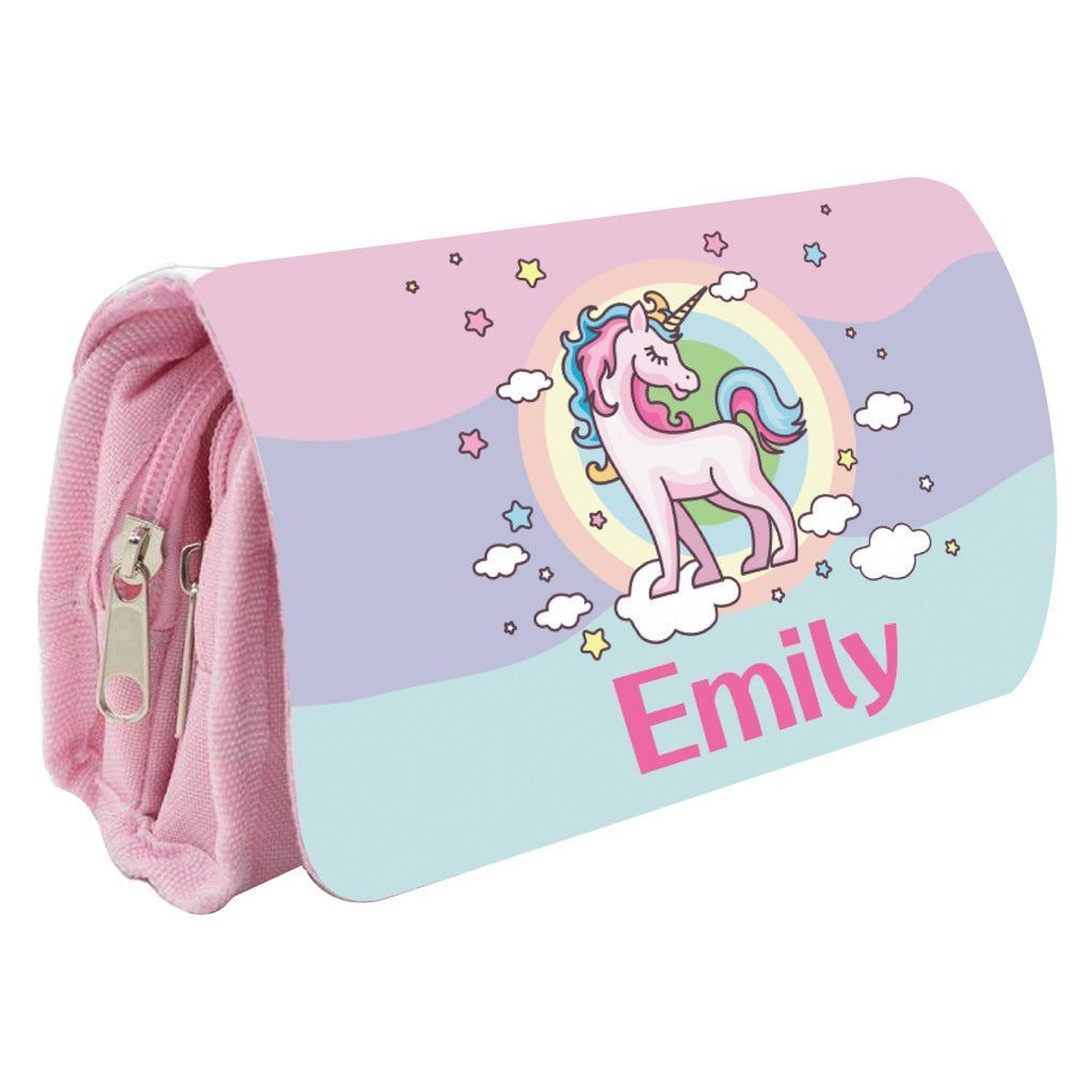 Personalised Pencil Cases in Blue or Pink in 20 Designs - YouPersonalise