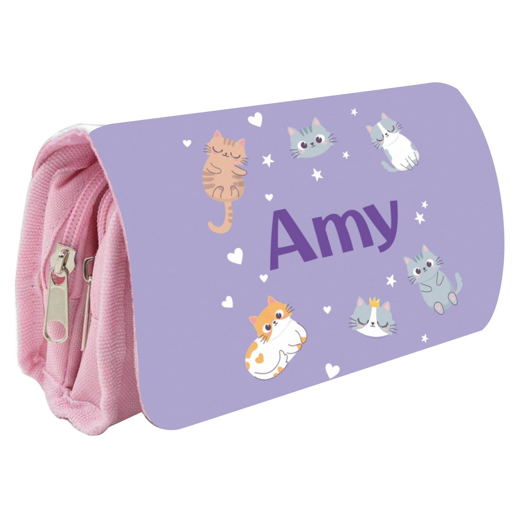 Personalised Pencil Cases in Blue or Pink in 20 Designs - YouPersonalise