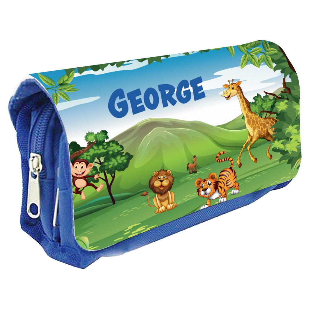 Personalised Pencil Cases in Blue or Pink in 20 Designs - YouPersonalise