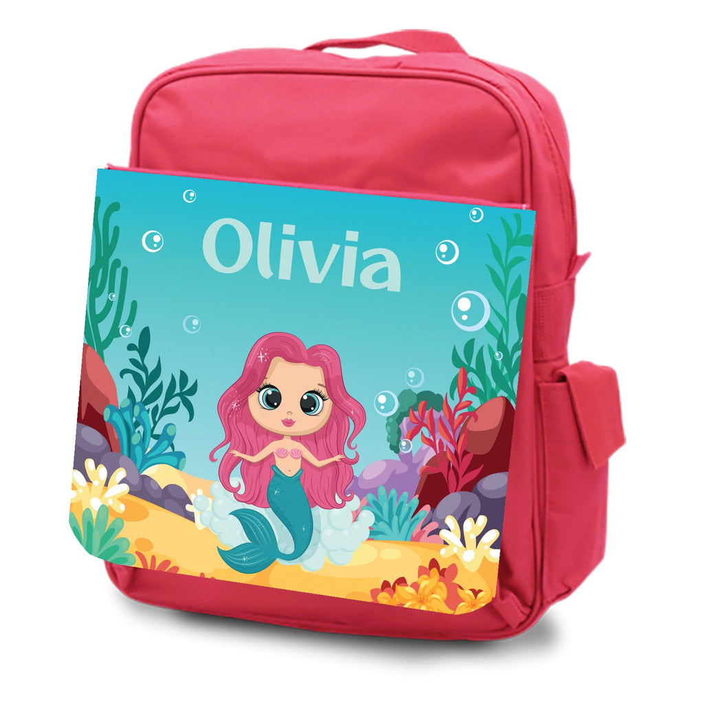 Personalised School Bags in 20 Designs - Blue or Pink Bags - YouPersonalise