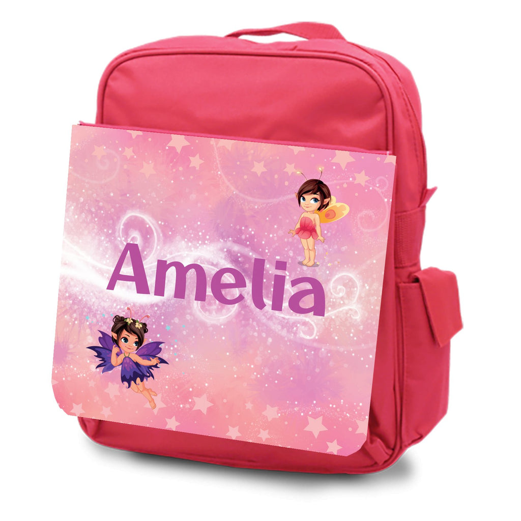 Personalised School Bags in 20 Designs - Blue or Pink Bags - YouPersonalise