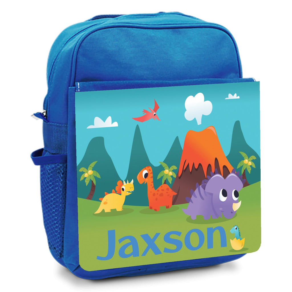 Personalised School Bags in 20 Designs - Blue or Pink Bags - YouPersonalise