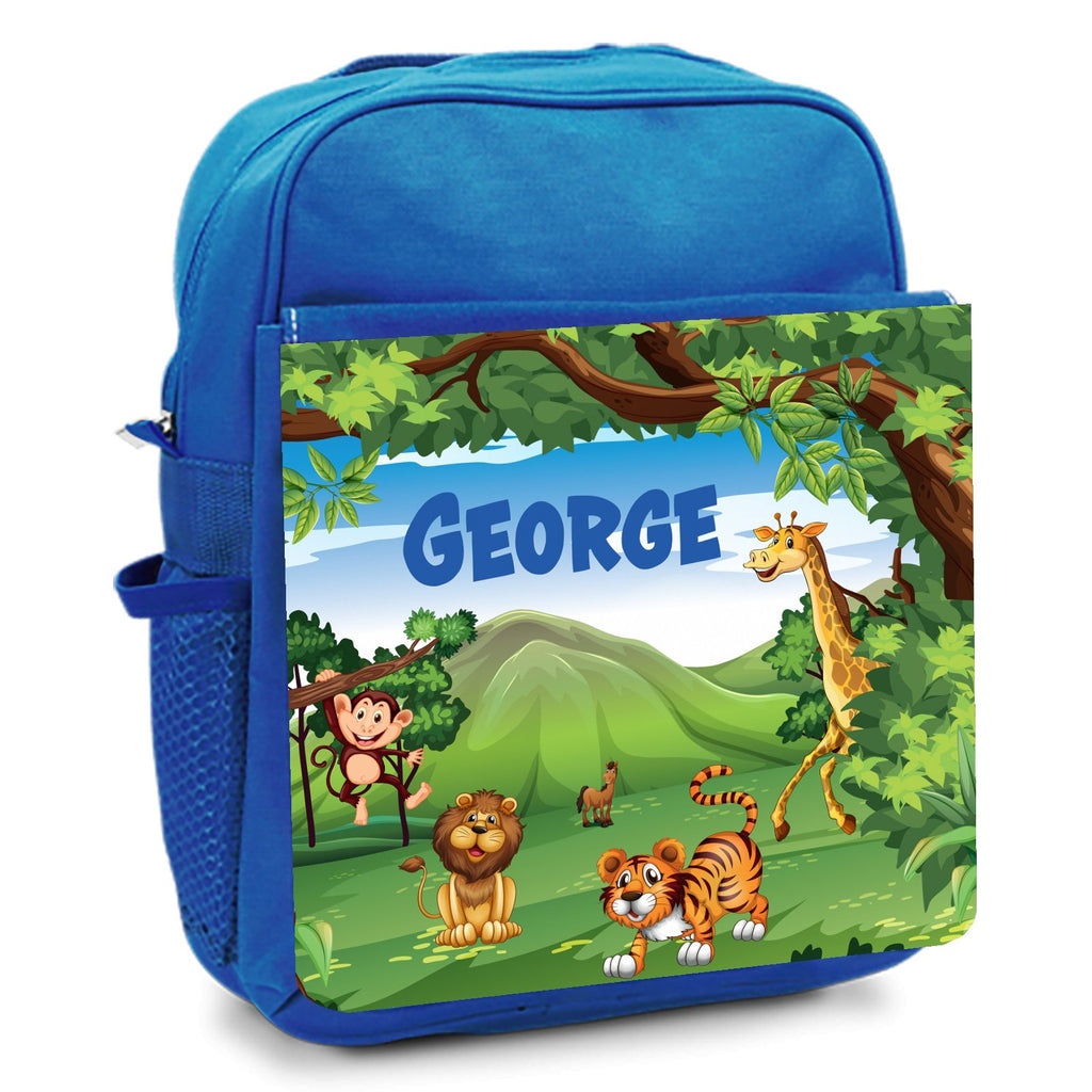 Personalised School Bags in 20 Designs - Blue or Pink Bags - YouPersonalise