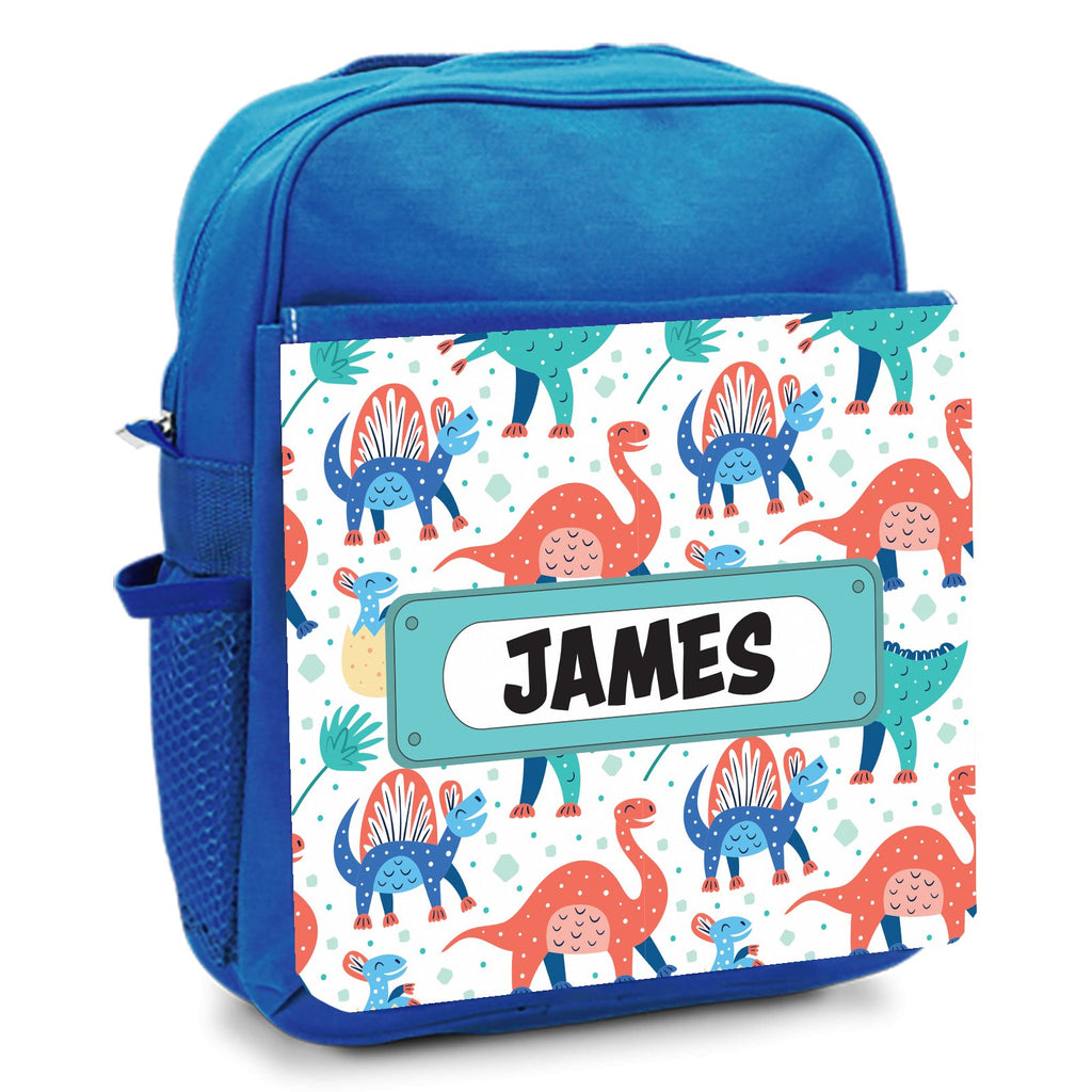 Personalised School Bags in 20 Designs - Blue or Pink Bags - YouPersonalise