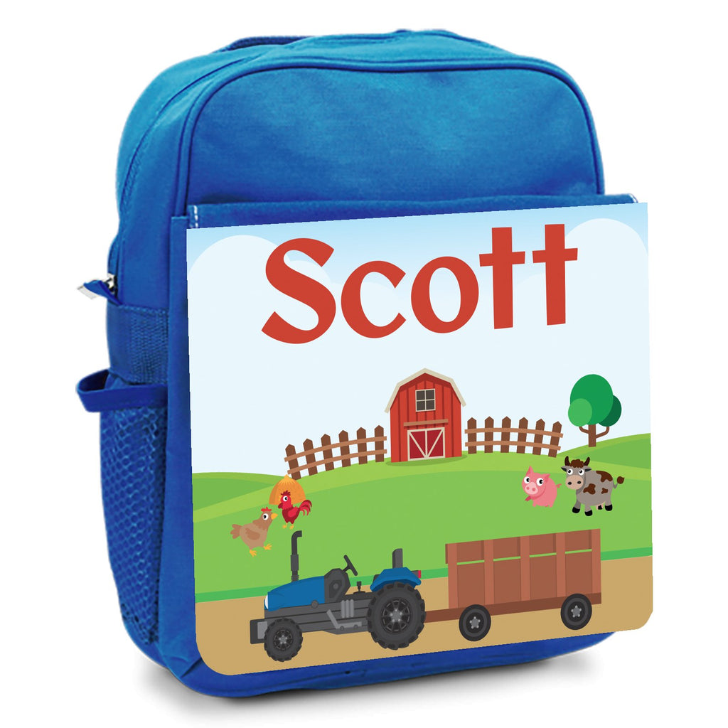 Personalised School Bags in 20 Designs - Blue or Pink Bags - YouPersonalise