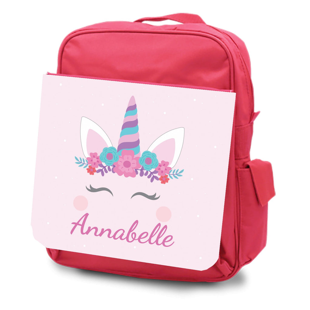 Personalised School Bags in 20 Designs - Blue or Pink Bags - YouPersonalise