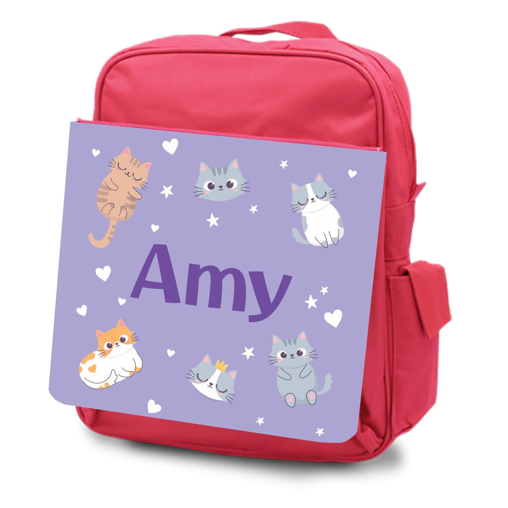 Personalised School Bags in 20 Designs - Blue or Pink Bags - YouPersonalise