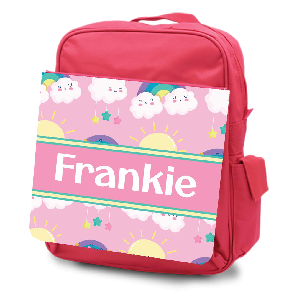 Personalised School Bags in 20 Designs - Blue or Pink Bags - YouPersonalise