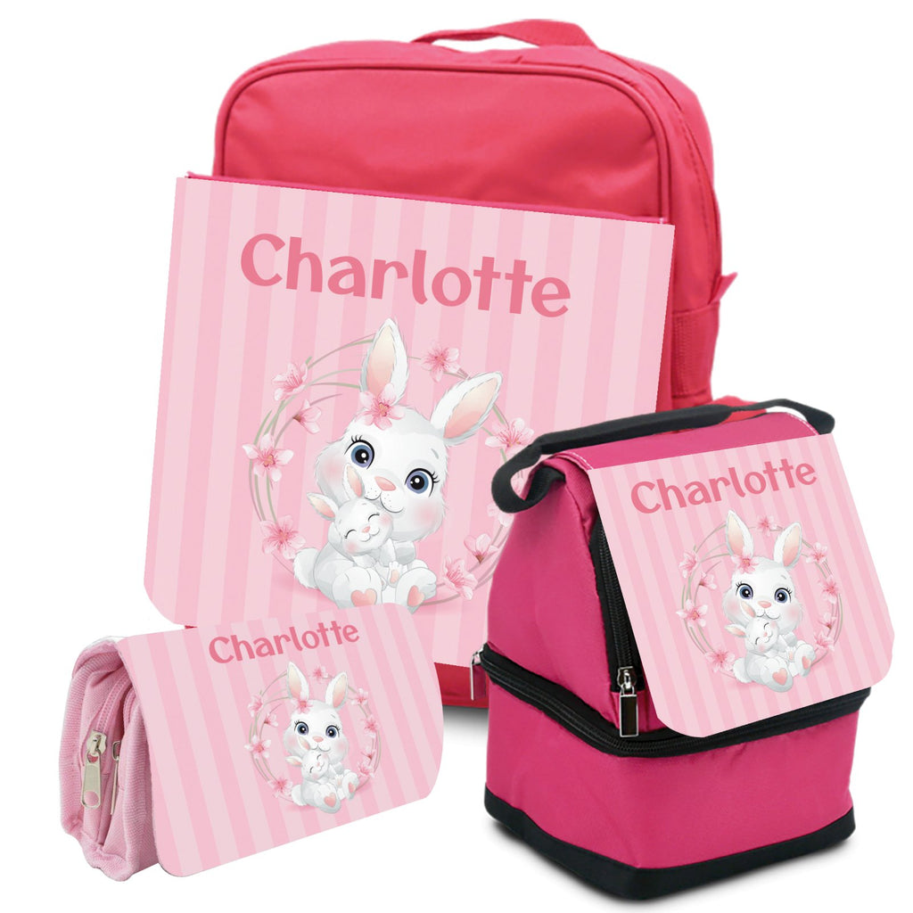 PERSONALISED SCHOOL BUNDLE KIT - Pencil Case, School Bag and Lunch Box Bag - YouPersonalise