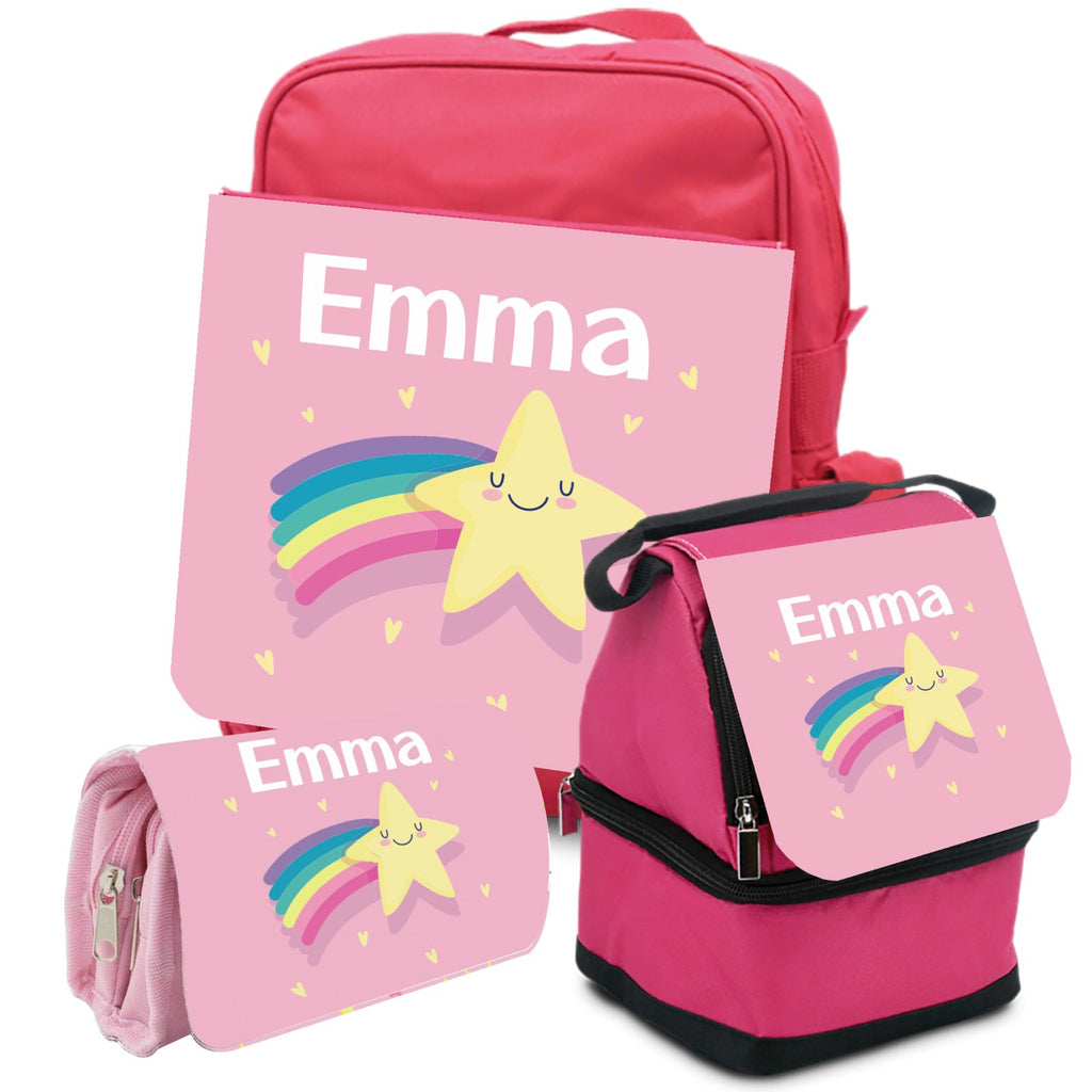 PERSONALISED SCHOOL BUNDLE KIT - Pencil Case, School Bag and Lunch Box Bag - YouPersonalise