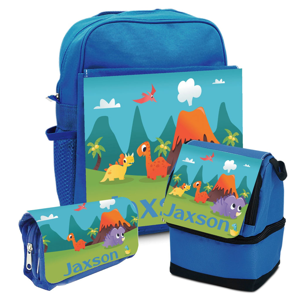 PERSONALISED SCHOOL BUNDLE KIT - Pencil Case, School Bag and Lunch Box Bag - YouPersonalise