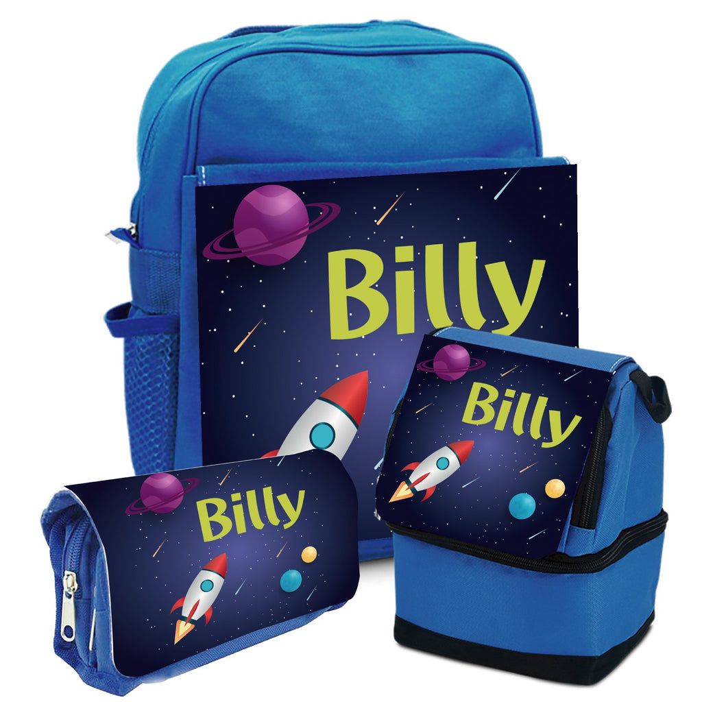 PERSONALISED SCHOOL BUNDLE KIT - Pencil Case, School Bag and Lunch Box Bag - YouPersonalise