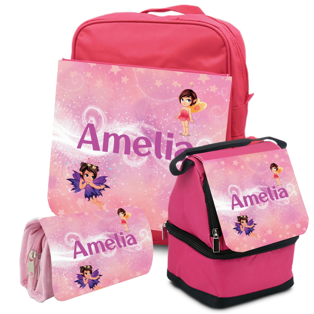 PERSONALISED SCHOOL BUNDLE KIT - Pencil Case, School Bag and Lunch Box Bag - YouPersonalise