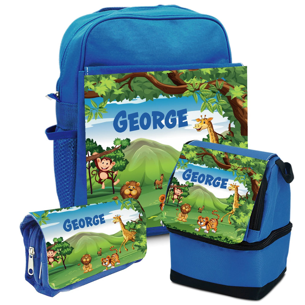 PERSONALISED SCHOOL BUNDLE KIT - Pencil Case, School Bag and Lunch Box Bag - YouPersonalise