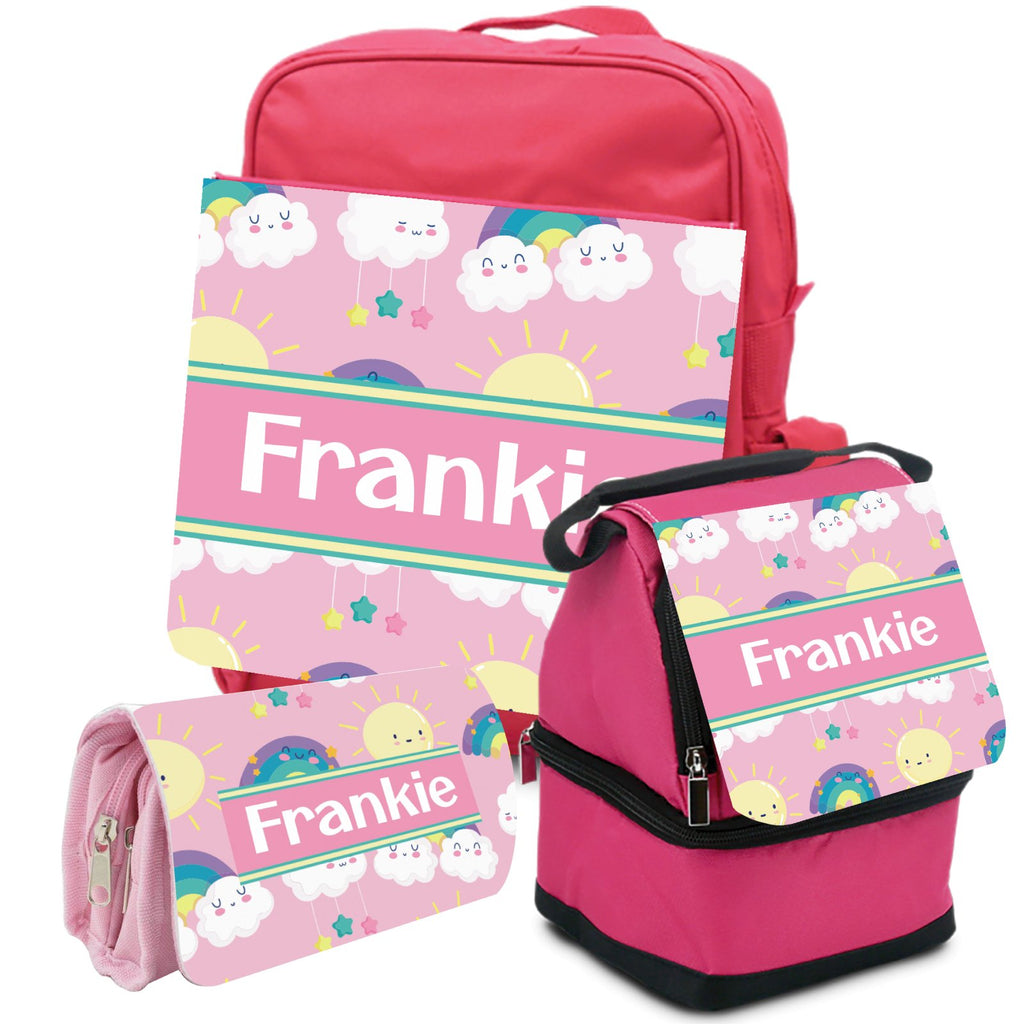 PERSONALISED SCHOOL BUNDLE KIT - Pencil Case, School Bag and Lunch Box Bag - YouPersonalise